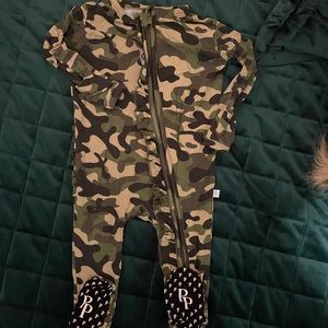 Cami posh peanut ruffle sleeper